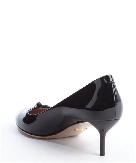 gucci black patent leather pumps|gucci kitten heels.